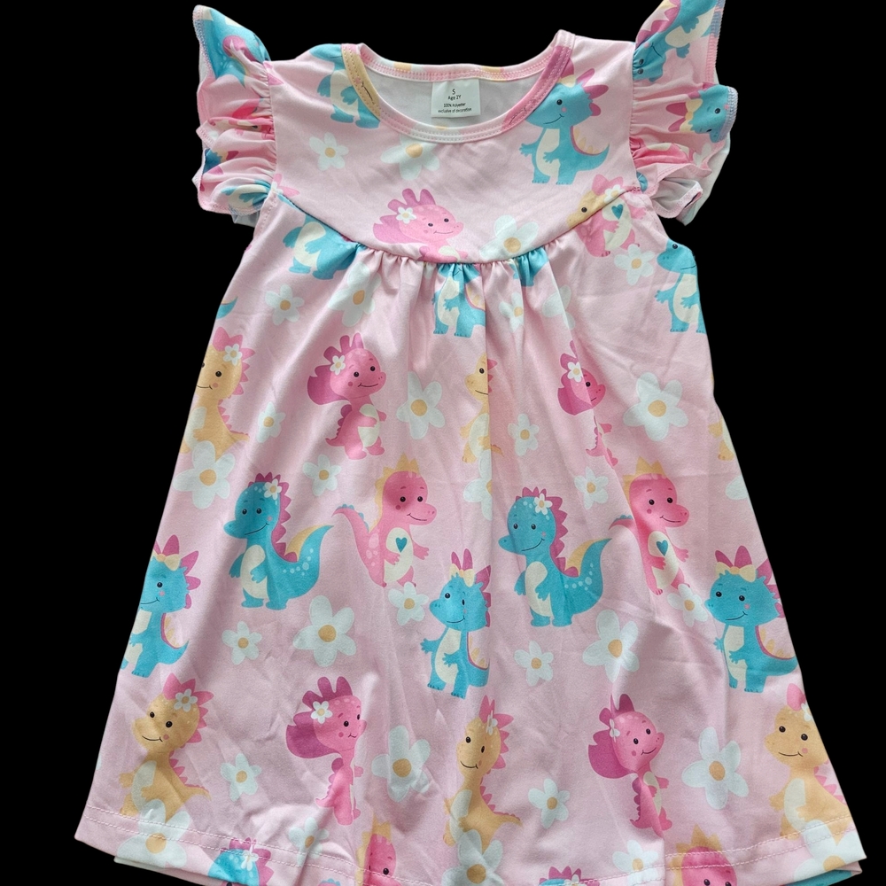 NEW W/O baby dinosaur dress ,size 2yr
